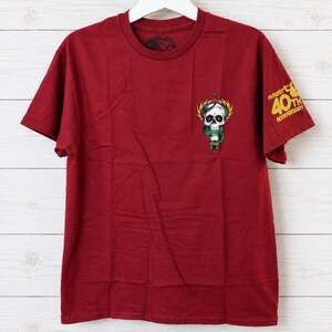 Powell Peralta Men’s Mike McGill Skull & Snake T-Shirt Burgundy Medium NWT
